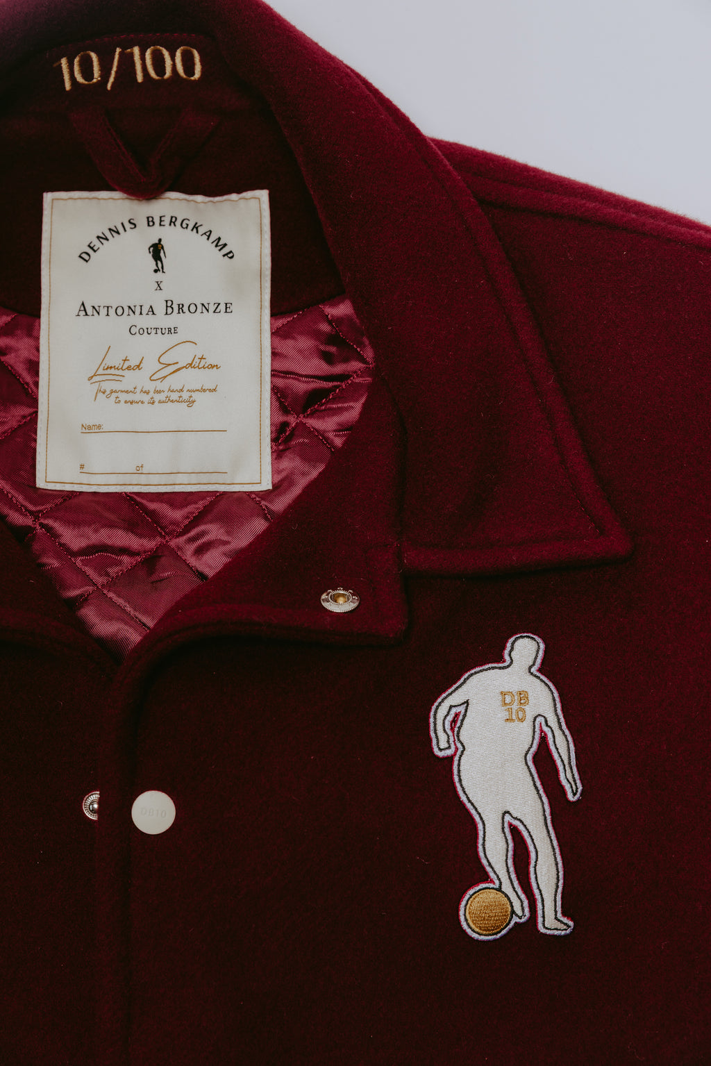 Dennis Bergkamp x Antonia Bronze Limited Edition Highbury Jacket (1/100)
